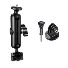 Load image into Gallery viewer, 9cm Connecting Rod 20mm Ball Head Motorcycle Rearview Mirror Fixed Mount Holder with Tripod Adapter &amp; Screw for GoPro, Insta360, DJI and Other Action Cameras, 9cm Connecting Rod Holder