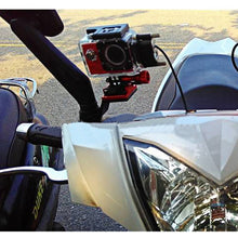 Load image into Gallery viewer, Motorcycle Rearview Mirror CNC Aluminum Alloy Stent Fixed Bracket Holder for GoPro, Insta360, DJI and Other Action Cameras