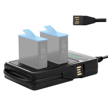 Load image into Gallery viewer, LCD Screen Dual Batteries Charger with Displays Charging Capacity for GoPro HERO9 Black / HERO10 Black, Displays Charging Capacity