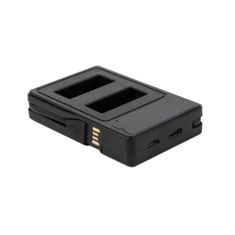 LCD Screen Dual Batteries Charger with Displays Charging Capacity for GoPro HERO9 Black / HERO10 Black, Displays Charging Capacity