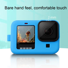 Load image into Gallery viewer, For GoPro HERO10 Black / HERO9 Black Silicone Protective Case Cover with Wrist Strap &amp; Lens Cover, For GoPro HERO10 Black