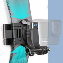 Load image into Gallery viewer, RUIGPRO 360 Degree Rotating Quick Release Strap Mount Shoulder Backpack Mount for GoPro, Insta360, DJI and Other Action Cameras