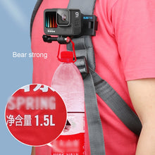 Load image into Gallery viewer, RUIGPRO 360 Degree Rotating Quick Release Strap Mount Shoulder Backpack Mount for GoPro, Insta360, DJI and Other Action Cameras