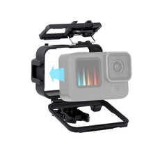 Load image into Gallery viewer, For GoPro HERO10 Black / HERO9 Black Plastic Frame Mount Protective Case with Base Buckle &amp; Long Screw, Plastic Frame