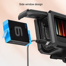 Load image into Gallery viewer, For GoPro HERO10 Black / HERO9 Black ABS Plastic Border Frame Mount Protective Case with Buckle Basic Mount &amp; Screw, ABS Plastic Border Frame