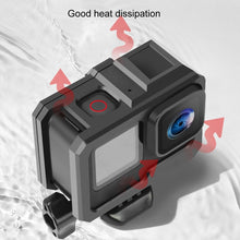 Load image into Gallery viewer, For GoPro HERO10 Black / HERO9 Black ABS Plastic Border Frame Mount Protective Case with Buckle Basic Mount &amp; Screw, ABS Plastic Border Frame