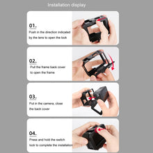 Load image into Gallery viewer, For GoPro HERO10 Black / HERO9 Black ABS Plastic Border Frame Mount Protective Case with Buckle Basic Mount &amp; Screw, ABS Plastic Border Frame