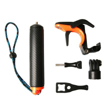 Load image into Gallery viewer, Shutter Trigger + Floating Hand Grip Diving Buoyancy Stick with Adjustable Anti-lost Strap &amp; Screw &amp; Wrench for GoPro HERO7 /6 Black /5 Black, Shutter Trigger