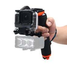 Load image into Gallery viewer, Shutter Trigger + Floating Hand Grip Diving Buoyancy Stick with Adjustable Anti-lost Strap &amp; Screw &amp; Wrench for GoPro HERO7 /6 Black /5 Black, Shutter Trigger