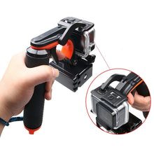 Load image into Gallery viewer, Shutter Trigger + Floating Hand Grip Diving Buoyancy Stick with Adjustable Anti-lost Strap &amp; Screw &amp; Wrench for GoPro HERO7 /6 Black /5 Black, Shutter Trigger