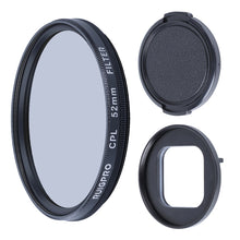 Load image into Gallery viewer, RUIGPRO for GoPro HERO10 Black / HERO9 Black Professional 52mm CPL Lens Filter with Filter Adapter Ring &amp; Lens Cap