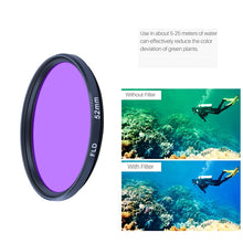 Load image into Gallery viewer, RUIGPRO for GoPro HERO10 Black / HERO9 Black Professional 52mm 52mm 10 in 1 UV+ND2+ND4+ND8+Star 8+ +CPL+Yellow/Red/Purple+10X Close-up Lens Filter with Filter Adapter Ring &amp; Lens Cap