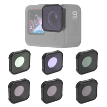 Load image into Gallery viewer, JSR KB Series STAR+CPL+NIGHT+ND8+ND16+ND32 Lens Filter for GoPro HERO13 Black /12 Black /11 Black /10 Black /9 Black, 6-in-1