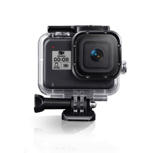 Load image into Gallery viewer, For GoPro HERO8 Black 45m Waterproof Housing Protective Case with Buckle Basic Mount &amp; Screw &amp; Floating Bobber Grip &amp; Strap &amp; Anti-Fog Inserts, Transparent HERO8 Case