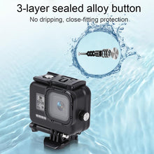 Load image into Gallery viewer, For GoPro HERO8 Black 45m Waterproof Housing Protective Case with Buckle Basic Mount &amp; Screw &amp; Floating Bobber Grip &amp; Strap &amp; Anti-Fog Inserts, Transparent HERO8 Case