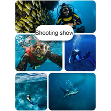 Load image into Gallery viewer, For GoPro HERO8 Black 45m Waterproof Housing Protective Case with Buckle Basic Mount &amp; Screw &amp; Floating Bobber Grip &amp; Strap &amp; Anti-Fog Inserts, Transparent HERO8 Case