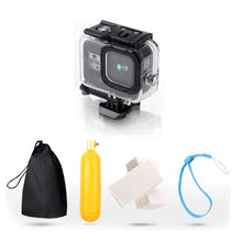 Load image into Gallery viewer, For GoPro HERO8 Black 45m Waterproof Housing Protective Case with Buckle Basic Mount &amp; Screw &amp; Floating Bobber Grip &amp; Strap &amp; Anti-Fog Inserts, Transparent HERO8 Case