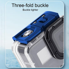 Load image into Gallery viewer, For GoPro HERO8 Black 45m Waterproof Housing Protective Case with Buckle Basic Mount &amp; Screw &amp; (Purple, Red, Pink) Filters &amp; Floating Bobber Grip &amp; Strap &amp; Anti-Fog Inserts, Transparent HERO8 Case+Filters
