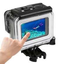 Load image into Gallery viewer, For GoPro HERO5 30m Waterproof PC &amp; ABS Housing Protective Case + Touch Back Cover with Buckle Basic Mount &amp; Long Screw, Backcover Size: 7 x 6 cm, Protective Case