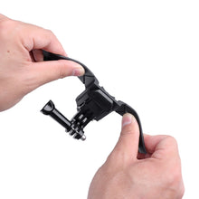 Load image into Gallery viewer, Helmet Mount with J-Hook Buckle  for GoPro, Insta360, DJI and Other Action Cameras, Helmet Mount