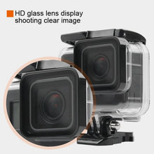Load image into Gallery viewer, 45m Waterproof Housing Protective Case + Touch Screen Back Cover for GoPro NEW HERO /HERO6 /5, with Buckle Basic Mount &amp; Screw, No Need to Remove Lens, Touch Screen (Transparent), Touch Screen (Black)