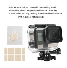 Load image into Gallery viewer, 45m Waterproof Housing Protective Case + Touch Screen Back Cover for GoPro NEW HERO /HERO6 /5, with Buckle Basic Mount &amp; Screw &amp; (Purple, Red, Pink) Filters, No Need to Remove Lens, Touch Screen + Filters (Transparent), Touch Screen + Filters (Black)