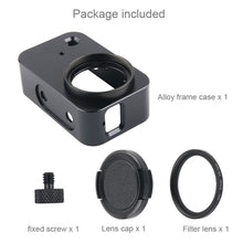 Load image into Gallery viewer, Housing Shell Aluminum Alloy Protective Cage with 37mm Filter Lens &amp; Lens Cap &amp; Screw for Xiaomi Mijia Small Camera