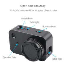 Load image into Gallery viewer, Housing Shell Aluminum Alloy Protective Cage with 37mm Filter Lens &amp; Lens Cap &amp; Screw for Xiaomi Mijia Small Camera