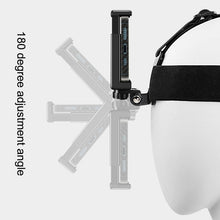 Load image into Gallery viewer, Elastic Mount Belt Adjustable Head Strap with Phone Clamp &amp; Screw &amp; S-type Adapter for GoPro HERO10 Black / HERO9 Black /8 /7 /6 /5, Xiaoyi and Other Action Cameras, Smarphones
