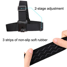 Load image into Gallery viewer, Elastic Mount Belt Adjustable Head Strap with Phone Clamp &amp; Screw &amp; S-type Adapter for GoPro HERO10 Black / HERO9 Black /8 /7 /6 /5, Xiaoyi and Other Action Cameras, Smarphones