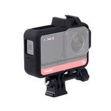 Load image into Gallery viewer, Plastic Frame Mount Protective Case Cage with Tripod Base Adapter &amp; Long Screw &amp; Cold Shoe Base for Insta360 One R, Cold Shoe Frame