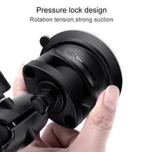 Load image into Gallery viewer, Single Suction Cup Mount Holder with Tripod Adapter &amp; Steel Tether &amp; Safety Buckle, Single Suction Cup
