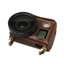 Load image into Gallery viewer, For GoPro HERO4 Litchi Texture Genuine Leather Protective Case with Sling, Litchi Texture (Brown), Litchi Texture (Black)