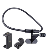 Load image into Gallery viewer, Hands Free Lazy Wearable Neck Phone Camera Holder with Phone Clamp, Extended Version, Neck Holder C