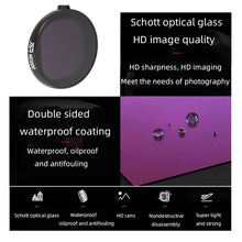 Load image into Gallery viewer, JSR Round Housing ND1000 Lens Filter for GoPro HERO8 Black, ND1000 Lens