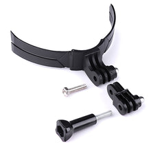 Load image into Gallery viewer, Foldable Bending Action Camera Phone Helmet Mount Kit with J-Hook Buckle &amp; Rotation Phone Clamp &amp; Adapter, Foldable Bending Mount
