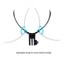 Load image into Gallery viewer, Foldable Bending Action Camera Phone Helmet Mount Kit with J-Hook Buckle &amp; Rotation Phone Clamp &amp; Adapter, Foldable Bending Mount