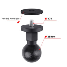 Load image into Gallery viewer, 25mm 1/4 inch Screw ABS Ball Head Adapter Mount