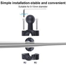 Load image into Gallery viewer, 21mm Ballhead Car Front Seat Handlebar Fixed Mount Holder with Tripod Adapter &amp; Screw for GoPro, Insta360, DJI and Other Action Cameras, 21mm 16.3cm