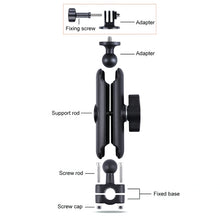Load image into Gallery viewer, 25mm Ballhead Car Front Seat Handlebar Fixed Mount Holder with Tripod Adapter &amp; Screw for GoPro, Insta360, DJI and Other Action Cameras, 25mm 22cm