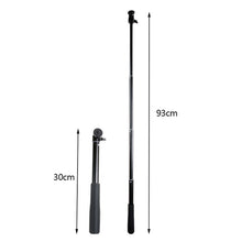 Load image into Gallery viewer, 30-93cm Grip Foldable Tripod Holder Multi-functional Selfie Stick Monopod for GoPro, Insta360, DJI and Other Action Cameras, Phones, Length: 30-93cm