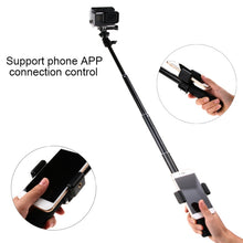 Load image into Gallery viewer, 30-93cm Grip Foldable Tripod Holder Multi-functional Selfie Stick Monopod for GoPro, Insta360, DJI and Other Action Cameras, Phones, Length: 30-93cm