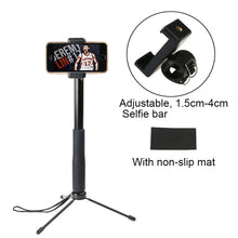 Load image into Gallery viewer, 30-93cm Grip Foldable Tripod Holder Multi-functional Selfie Stick Monopod for GoPro, Insta360, DJI and Other Action Cameras, Phones, Length: 30-93cm