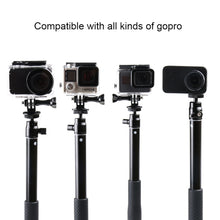 Load image into Gallery viewer, 30-93cm Grip Foldable Tripod Holder Multi-functional Selfie Stick Monopod for GoPro, Insta360, DJI and Other Action Cameras, Phones, Length: 30-93cm