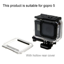 Load image into Gallery viewer, For GoPro HERO6 /5  30m Waterproof Housing Protective Case + Hollow Back Cover with Buckle Basic Mount &amp; Screw, No Need to Disassemble Lens(GP413), Housing Case+ Back cover