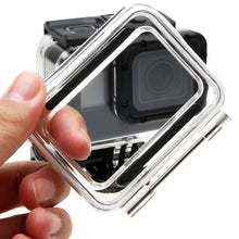 Load image into Gallery viewer, For GoPro HERO6 /5  30m Waterproof Housing Protective Case + Hollow Back Cover with Buckle Basic Mount &amp; Screw, No Need to Disassemble Lens(GP413), Housing Case+ Back cover