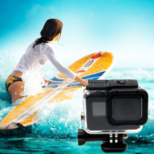 Load image into Gallery viewer, For GoPro HERO6 /5  30m Waterproof Housing Protective Case + Hollow Back Cover with Buckle Basic Mount &amp; Screw, No Need to Disassemble Lens(GP413), Housing Case+ Back cover