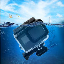 Load image into Gallery viewer, For GoPro HERO6 /5  30m Waterproof Housing Protective Case + Hollow Back Cover with Buckle Basic Mount &amp; Screw, No Need to Disassemble Lens(GP413), Housing Case+ Back cover
