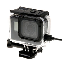 Load image into Gallery viewer, For GoPro HERO6 /5 Skeleton Housing Protective Case + Hollow Back Cover with Buckle Basic Mount &amp; Screw, No Need to Disassemble Lens, Hollow Back Cover