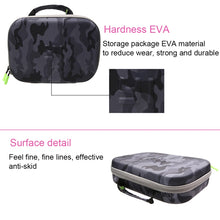 Load image into Gallery viewer, Camouflage Pattern EVA Shockproof Waterproof Portable Case forGoPro, Insta360, DJI and Other Action Cameras Accessories, Size: 27cm x 19cm x 7cm, Size: 27cm x 19cm x 7cm